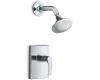 Kohler Symbol K-T18489-4-CP Polished Chrome Rite-Temp Pressure Balancing Shower Trim with Lever Handle