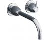 Kohler Falling Water K-T199-TB Satin Black 2-Hole Wall Mount Vessel Faucet