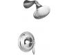 Kohler Finial Traditional K-T313-4M-SN Polished Nickel Rite-Temp Pressure Balancing Shower Trim with Lever Handles