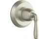 Kohler Devonshire K-T376-4-BN Brushed Nickel Transfer Valve Trim with Lever Handle