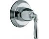 Kohler Devonshire K-T376-4-CP Polished Chrome Transfer Valve Trim with Lever Handle