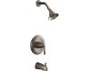 Kohler Devonshire K-T395-4-BX Vibrant Brazen Bronze Rite-Temp Pressure Balancing Tub & Shower Trim with Lever Handle