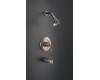 Kohler Devonshire K-T395-4S-BX Vibrant Brazen Bronze Rite-Temp Pressure Balancing Tub & Shower Trim with Lever Handle