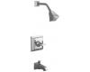 Kohler Memoirs Stately K-T461-3S-BV Brushed Bronze Rite-Temp Pressure Balancing Tub & Shower Trim with Stately Cross Handles