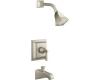 Kohler Memoirs Stately K-T461-4S-BN Brushed Nickel Rite-Temp Pressure Balancing Tub & Shower Trim with Stately Lever Handles