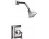 Kohler Memoirs Stately K-T462-4S-CP Polished Chrome Rite-Temp Pressure Balancing Shower Trim with Stately Lever Handles