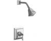 Kohler Memoirs Stately K-T462-4S-G Brushed Chrome Rite-Temp Pressure Balancing Shower Trim with Stately Lever Handles