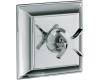 Kohler Memoirs Stately K-T463-3S-CP Polished Chrome Rite-Temp Pressure Balance Trim with Stately Cross Handles