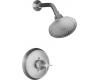 Kohler Memoirs Classic K-T465-3C-CP Polished Chrome Rite-Temp Pressure Balancing Shower Trim with Cross Handle