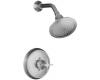 Kohler Memoirs Classic K-T465-3C-G Brushed Chrome Rite-Temp Pressure Balancing Shower Trim with Cross Handle