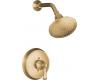 Kohler Memoirs Classic K-T465-4C-BV Brushed Bronze Rite-Temp Pressure Balancing Shower Trim with Lever Handle