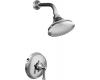 Kohler Memoirs Classic K-T465-4C-CP Polished Chrome Rite-Temp Pressure Balancing Shower Trim with Lever Handle