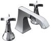 Kohler Memoirs Classic K-T469-3C-G Brushed Chrome Roman Tub Faucet Trim with Cross Handles