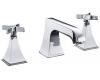 Kohler Memoirs Stately K-T469-3S-G Brushed Chrome Roman Tub Faucet Trim with Stately Cross Handles