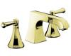 Kohler Memoirs Classic K-T469-4C-AF French Gold Roman Tub Faucet Trim with Lever Handles