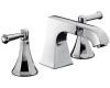 Kohler Memoirs Classic K-T469-4C-CP Polished Chrome Roman Tub Faucet Trim with Lever Handles