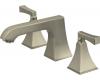 Kohler Memoirs Stately K-T469-4V-BN Brushed Nickel Roman Tub Faucet Trim with Stately Deco Lever Handles