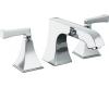Kohler Memoirs Stately K-T469-4V-CP Polished Chrome Roman Tub Faucet Trim with Stately Deco Lever Handles