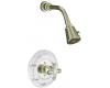 Kohler IV Georges Brass K-T6809-3D-BN Brushed Nickel Rite-Temp Shower Trim Kit with Cross Handle