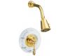 Kohler IV Georges Brass K-T6809-4D-PB Polished Brass Rite-Temp Shower Trim Kit with Lever Handle