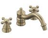 Kohler IV Georges Brass K-T6906-3-BN Brushed Nickel Roman Tub Trim Kit with Cross Handles