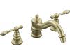 Kohler IV Georges Brass K-T6906-4-BV Brushed Bronze Roman Tub Trim Kit with Lever Handles