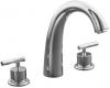 Kohler Taboret K-T8235-4-CP Polished Chrome Roman Tub Faucet Trim with Lever Handles