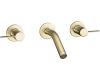 Kohler Stilness K-T944-4-BN Brushed Nickel Wall-Mount Bath Faucet with Lever Handles