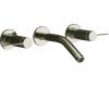 Kohler Stilness K-T944-4-SN Polished Nickle Wall-Mount Bath Faucet with Lever Handles