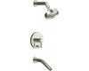 Kohler Stillness K-T948-4-SN Polished Nickel Rite-Temp Pressure Balancing Tub & Shower Trim with Lever Handles