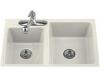 Kohler Clarity K-5814-4-NY Dune Tile-In Kitchen Sink with Four-Hole Faucet Drilling