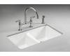 Kohler Anthem K-5840-5U-NY Dune Cast Iron Undercounter Sink with Five-Hole Faucet Drilling