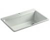 Kohler Riverby K-5871-1A2-FD Cane Sugar Single Bowl Top-Mount Kitchen Sink with Accessories