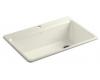 Kohler Riverby K-5871-1A2-FE Frost Single Bowl Top-Mount Kitchen Sink with Accessories