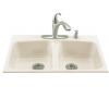Kohler Brookfield K-5898-4-NY Dune Tile-In Kitchen Sink with Four-Hole Faucet Drilling