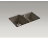 Kohler Executive Chef K-5931-4-20 Suede Tile-In Kitchen Sink with Four-Hole Faucet Drilling