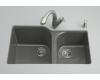 Kohler Executive Chef K-5931-4U-RR Ember Undercounter Kitchen Sink with Four-Hole Oversized Faucet Drilling