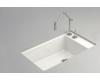 Kohler Indio K-6410-2K-20 Suede Undercounter Single-Basin Sink with Two-Hole Faucet Drilling
