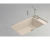 Kohler Indio K-6410-2K-55 Innocent Blush Undercounter Single-Basin Sink with Two-Hole Faucet Drilling