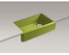 Kohler Whitehaven K-6489-J15 Greenwich Green Self-Trimming Apron Front Single Basin Sink with Tall Apron