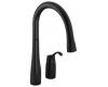 Kohler Simplice K-647-BL Matte Black Pull-Down Kitchen Sink Faucet