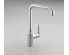 Kohler Purist K-7507-BL Matte Black Primary Swing Spout Kitchen Faucet without Spray