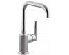 Kohler Purist K-7509-SN Vibrant Polished Nickel Secondary Faucet with Swing Spout without Spray