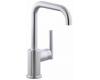 Kohler Purist K-7509-VS Vibrant Stainless Secondary Faucet with Swing Spout without Spray