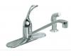 Kohler Coralais K-P15172-TL-CP Polished Chrome Loop Handle, Single-Control Kitchen Sink Faucet with10" Swing Spout, Ground Joints, Sidespra