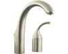 Kohler Forte K-10443-BN Vibrant Brushed Nickel Entertainment Kitchen Sink Faucet