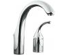 Kohler Forte K-10443-CP Polished Chrome Entertainment Kitchen Sink Faucet