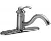 Kohler Fairfax K-12171-CP Polished Chrome Single-Control Kitchen Sink Faucet