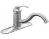 Kohler Fairfax K-12171-G Brushed Chrome Single-Control Kitchen Sink Faucet