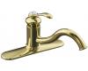 Kohler Fairfax K-12171-PB Vibrant Polished Brass Single-Control Kitchen Sink Faucet